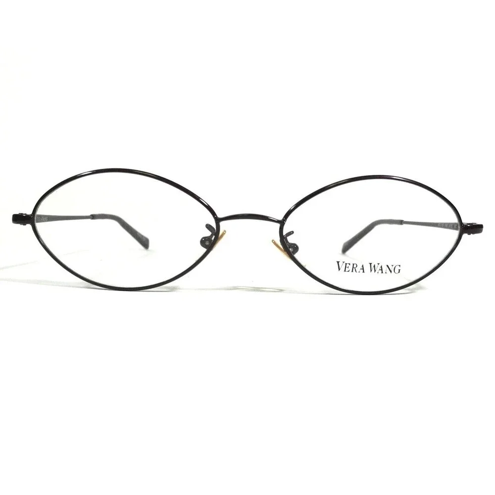 Vera Wang Eyeglasses Frames V15 BB Brown Round Full Rim 50-19-140
